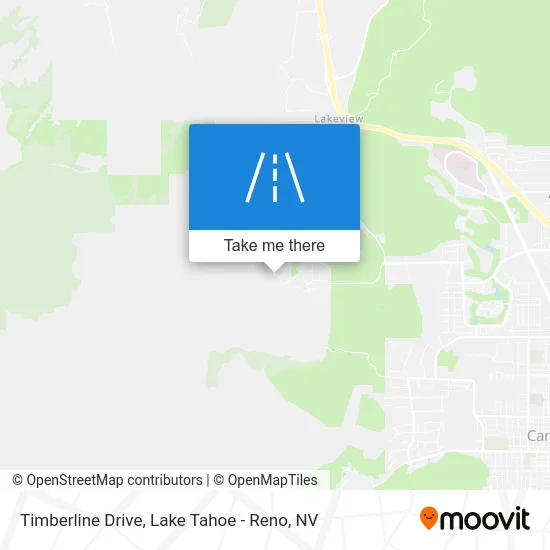 Timberline Drive map