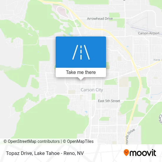 Topaz Drive map