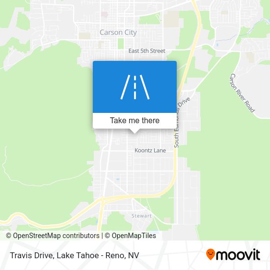 Travis Drive map