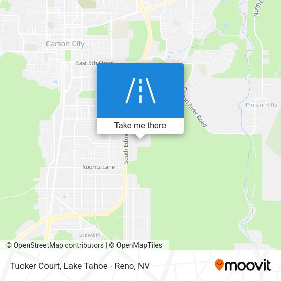 Mapa de Tucker Court