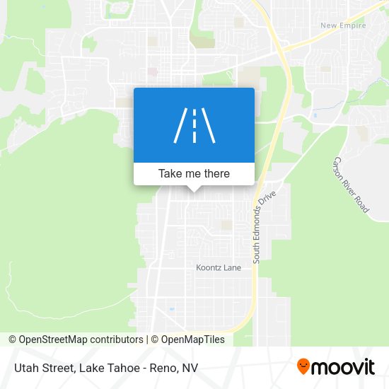 Utah Street map