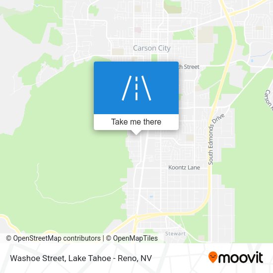 Mapa de Washoe Street