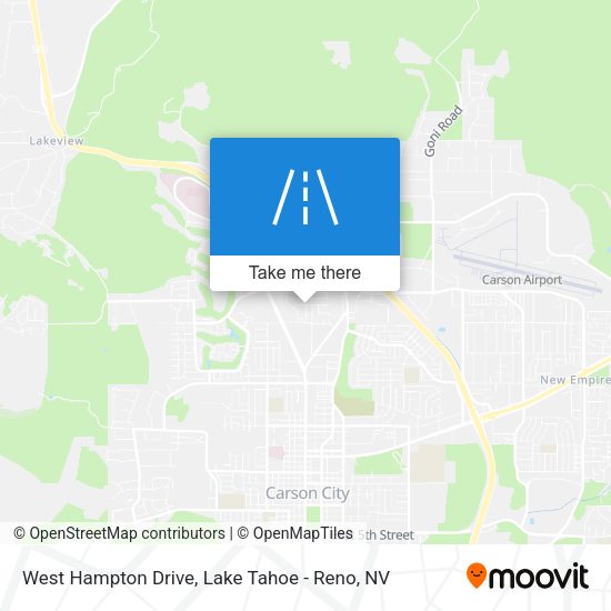 West Hampton Drive map