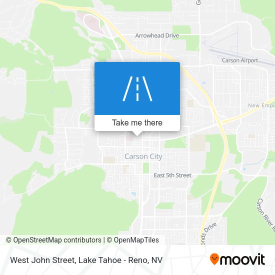 West John Street map