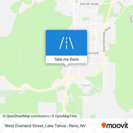 Mapa de West Overland Street