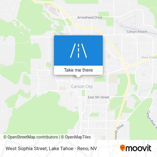 Mapa de West Sophia Street