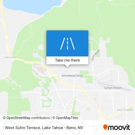 West Sutro Terrace map