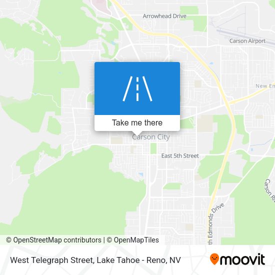 Mapa de West Telegraph Street