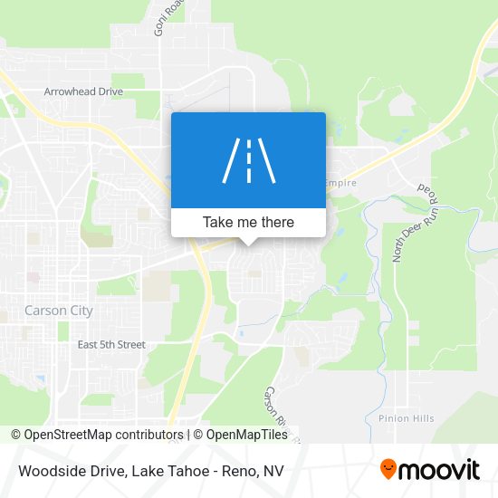 Woodside Drive map