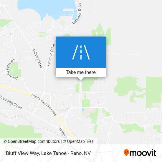 Bluff View Way map