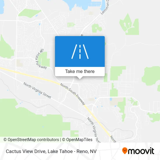 Cactus View Drive map
