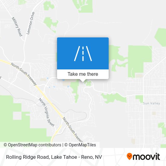 Rolling Ridge Road map