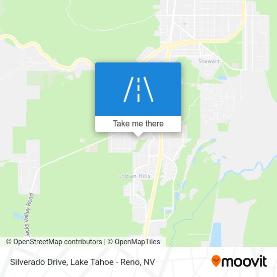 Silverado Drive map
