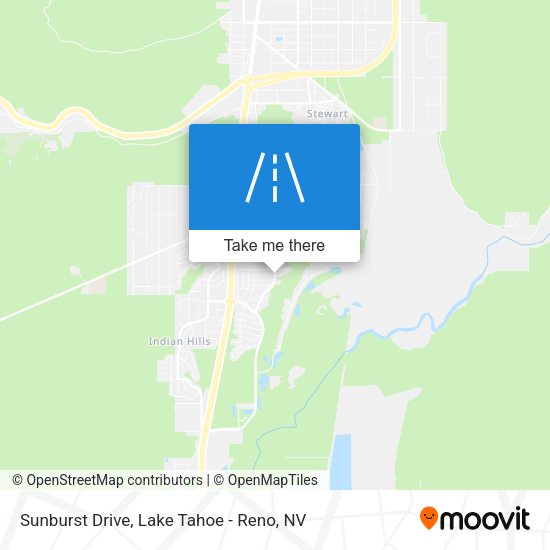 Sunburst Drive map