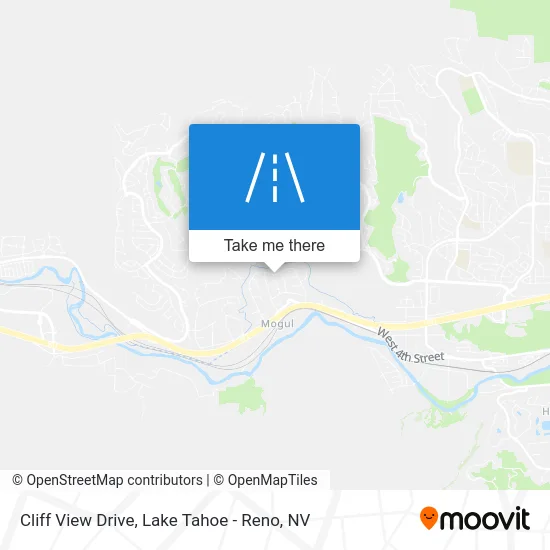 Cliff View Drive map