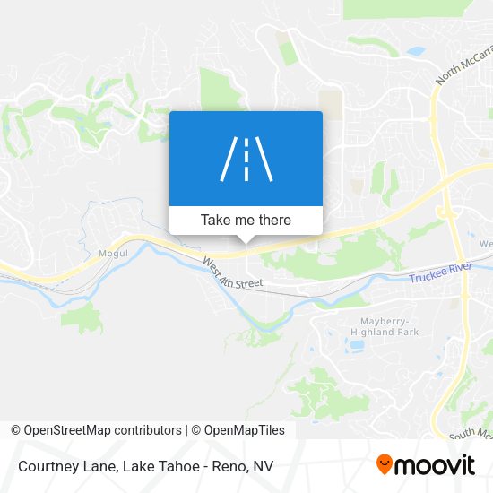 Courtney Lane map