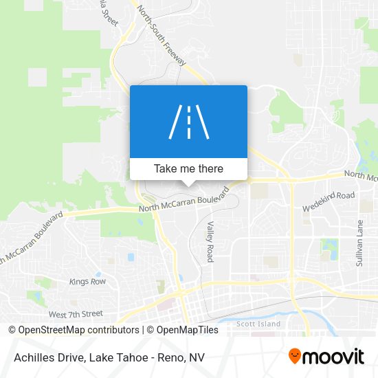 Achilles Drive map