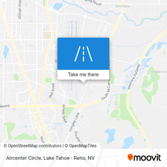 Mapa de Aircenter Circle