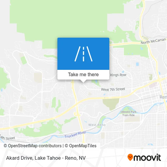Akard Drive map