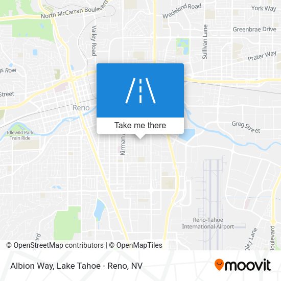 Albion Way map