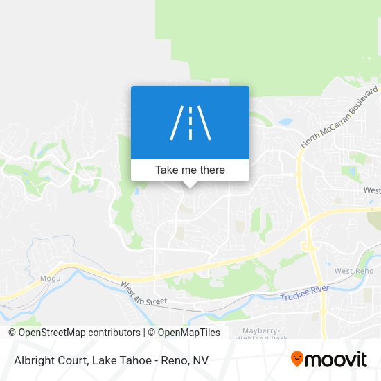 Albright Court map