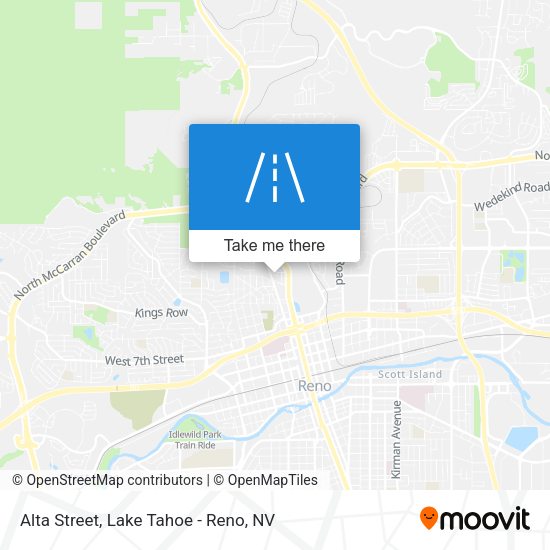 Alta Street map