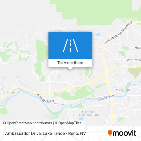 Mapa de Ambassador Drive