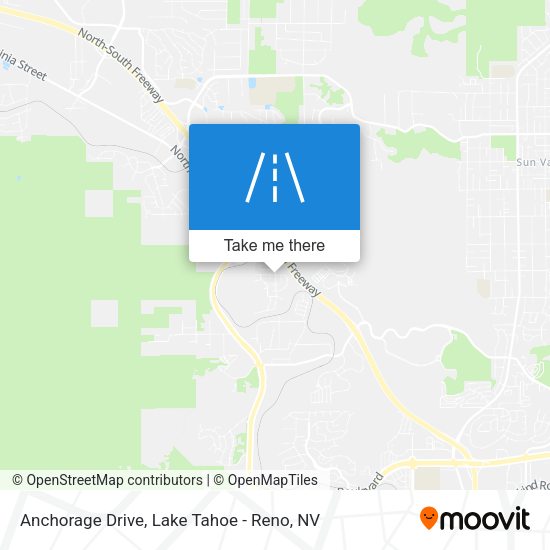 Mapa de Anchorage Drive