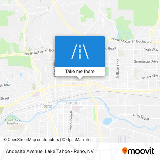 Andesite Avenue map