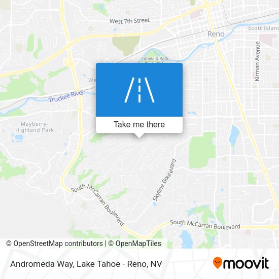 Mapa de Andromeda Way