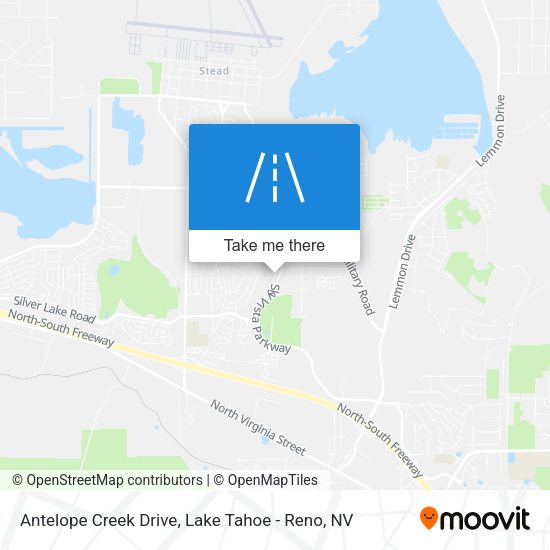 Antelope Creek Drive map