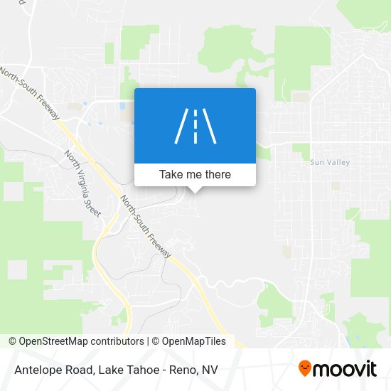Antelope Road map