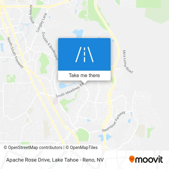 Apache Rose Drive map