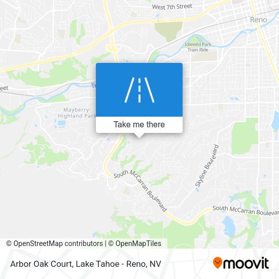 Mapa de Arbor Oak Court