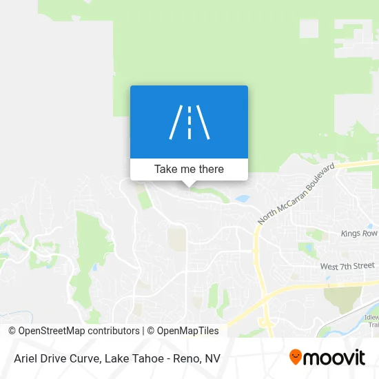 Ariel Drive Curve map