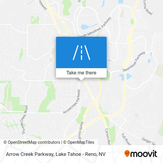 Arrow Creek Parkway map