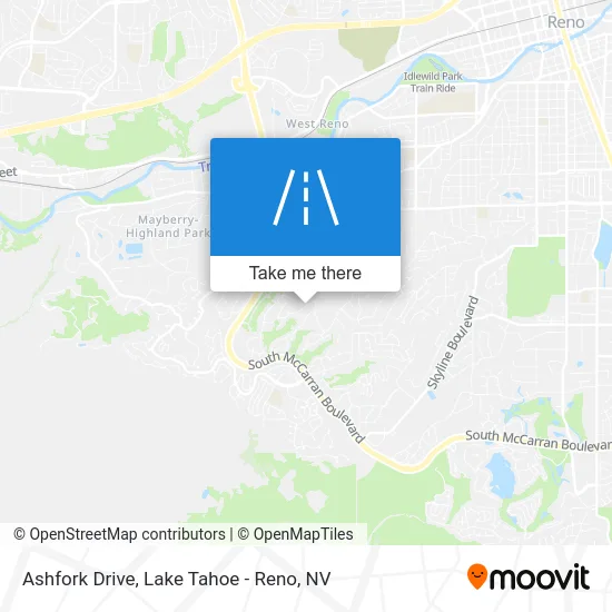 Ashfork Drive map