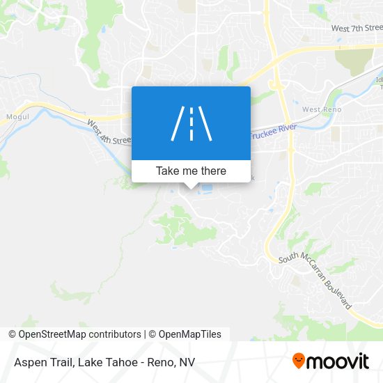 Aspen Trail map