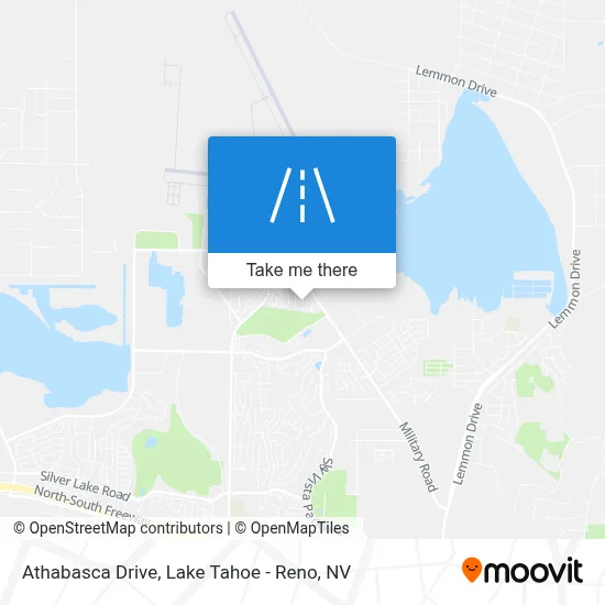 Athabasca Drive map