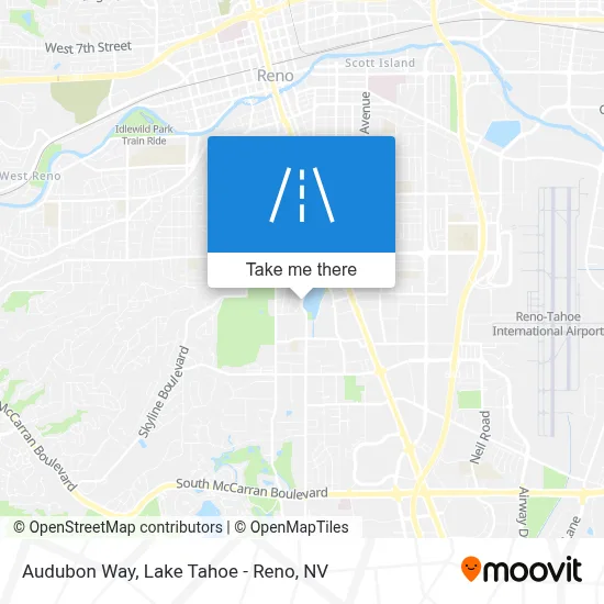 Audubon Way map