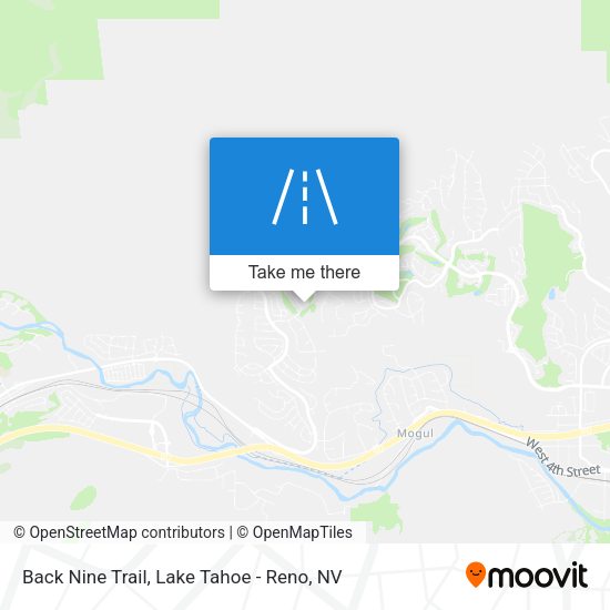 Back Nine Trail map