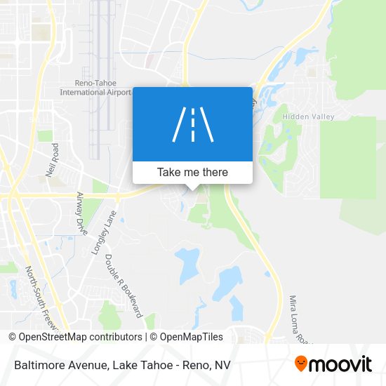 Mapa de Baltimore Avenue