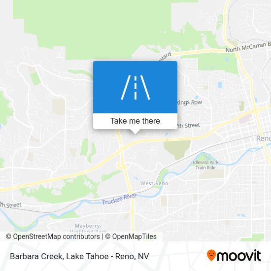Barbara Creek map