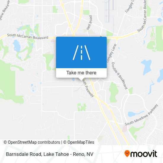 Mapa de Barnsdale Road