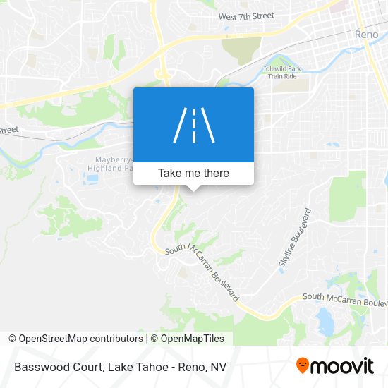Mapa de Basswood Court