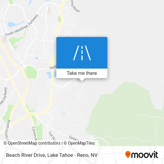 Beach River Drive map