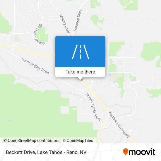 Beckett Drive map
