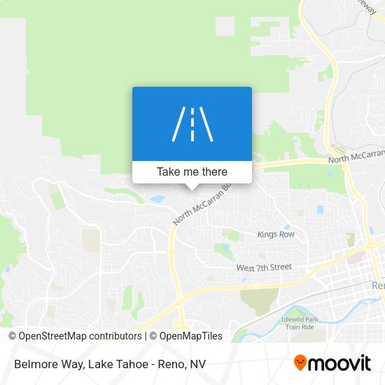 Mapa de Belmore Way
