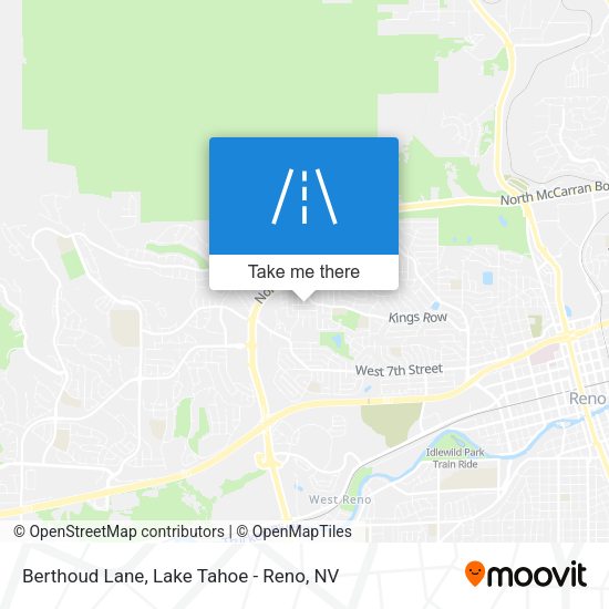 Berthoud Lane map