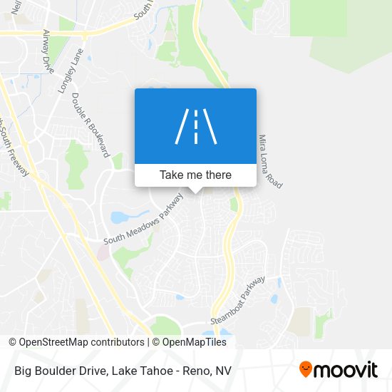 Big Boulder Drive map